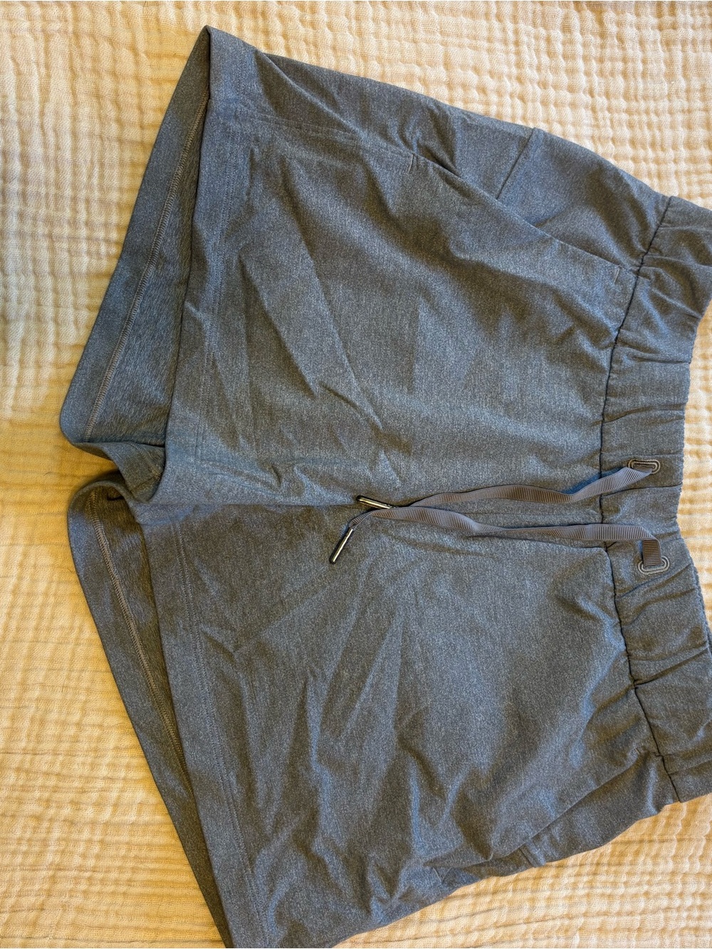 Lululemon Women’s Gray Drawstring Athletic Shorts
